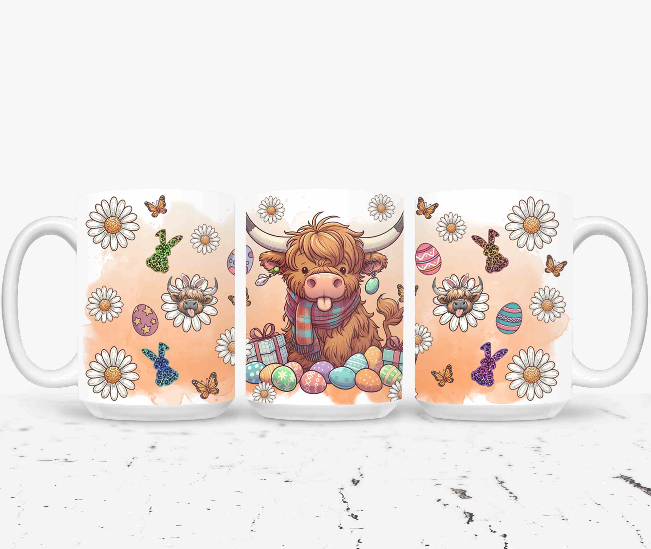 Highland Cow Easter-10374